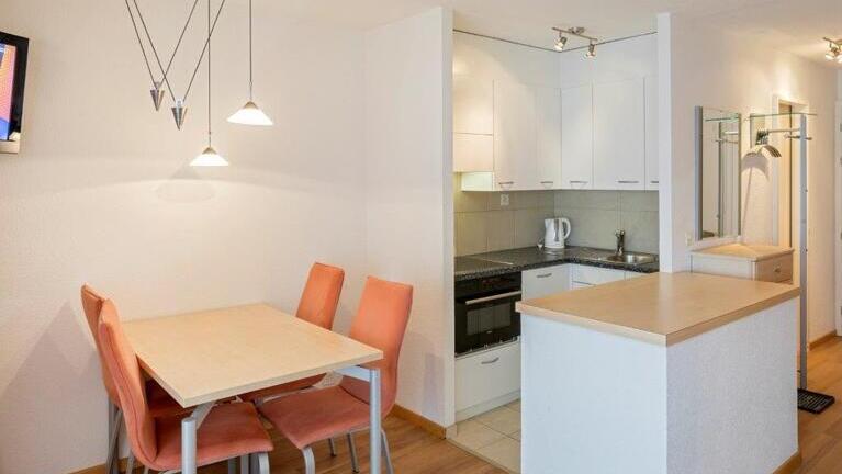 Esszimmer, Ferienwohnung Leukerbad, Swiss Engineering | © privat