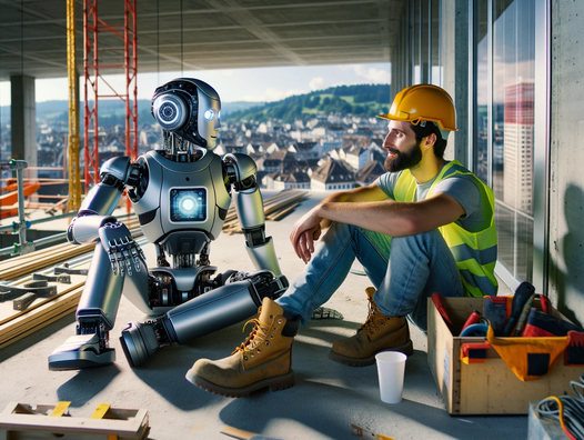 KI am Bau: Der Einsatz von KI in der Gebäudetechnik erfordert eine komplett neue Denkweise | © M. Frutig, Inoveris