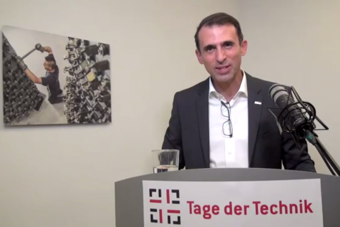 Carlos Ochoa an den Tage der Technik 2020 | © Tager de Technik