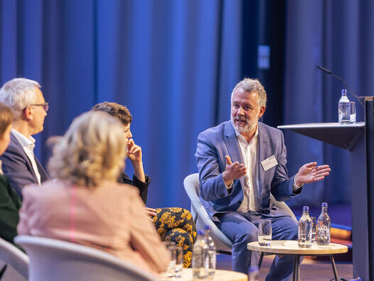 Dr. Christian Schaffner an der Podiumsdiskussion zum Thema Energieversorgung 2050, Engineers'day, Swiss Engineering | © Engineers' Day